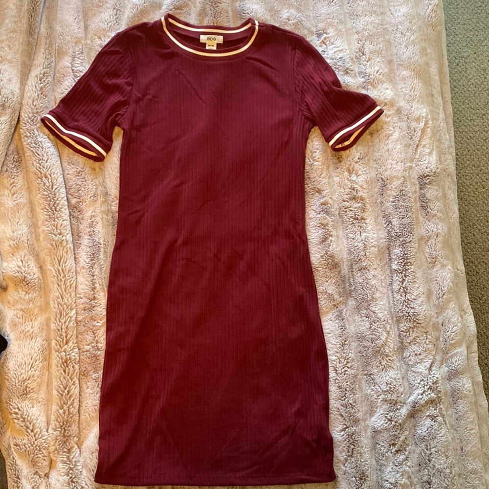 Like new bodycon varsity dress BDG size M